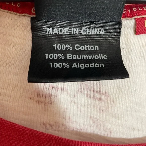 Genuine Indian Motorcycle Wrecking Crew Red/White Long Sleeve Size L Embroidered - Picture 8 of 12